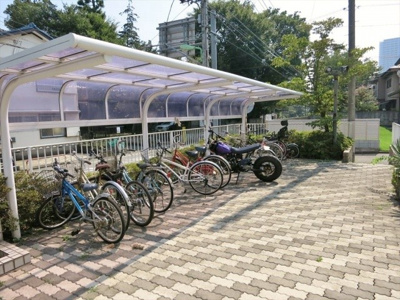 【その他共用部分】 | アピア上野毛 | 屋根付き駐輪場
