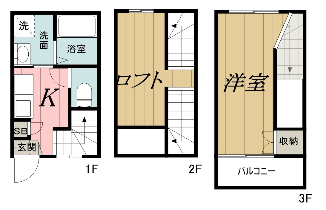 クノッソス末広の間取り