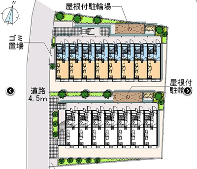 【区画図】 | グリーンハイツ4号