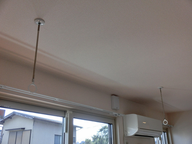 十刻館の設備|室内物干し【十刻館】