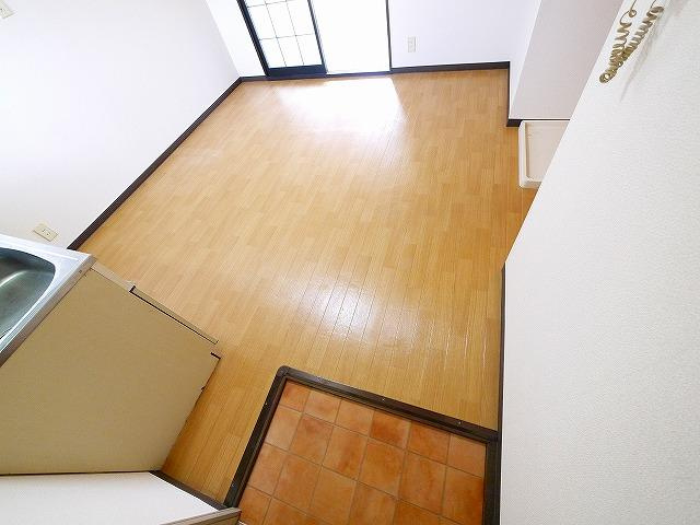 和幸ハイツAの玄関|落ち着いた玄関です