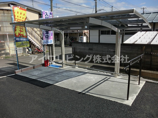 十刻館のその他共用部分|駐輪場（バイク可）【十刻館】