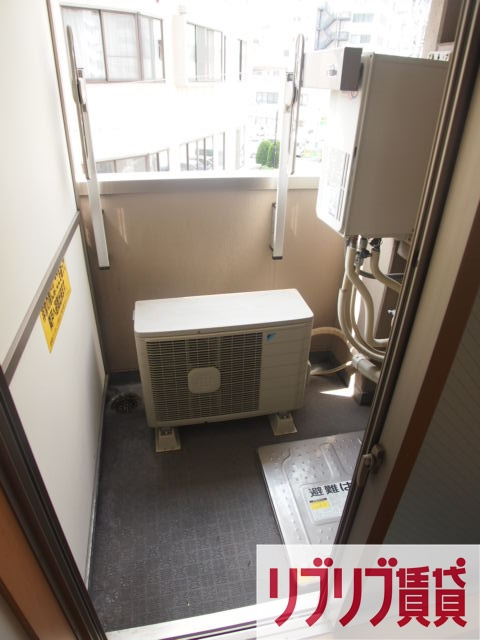 ウィステリア新田町のバルコニー