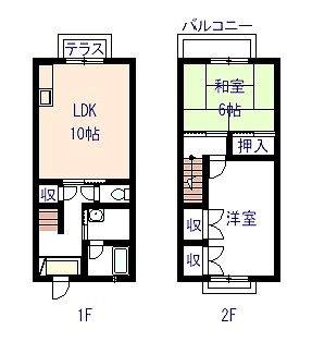 【間取り】 | ジョイ・アベニュー　Ｂ棟