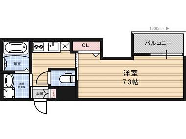【間取り】 | レジデンス心斎橋