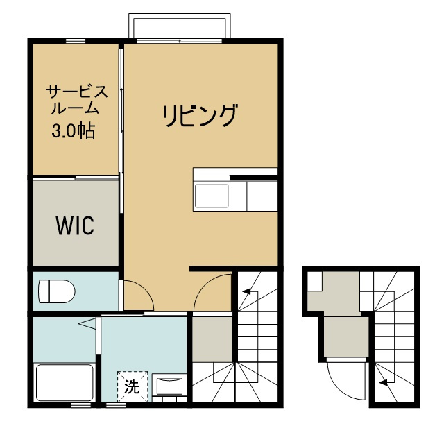 ベーネの間取り