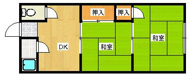 日高マンションの間取り|日高マンション