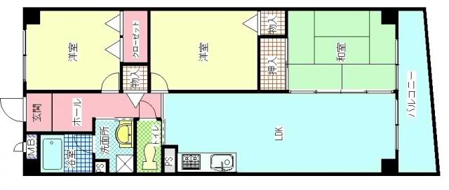 ブリランテ大浜の間取り