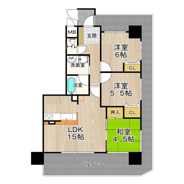 フェニックス堺東の間取り