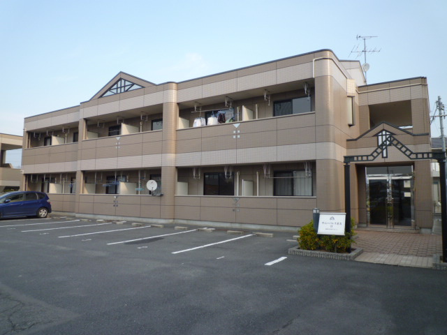 倉敷市茶屋町のアパートの外観