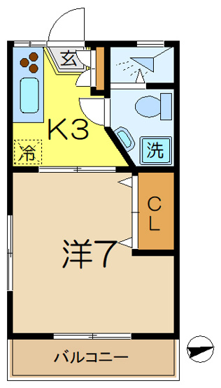 【間取り】 | サンハイツ