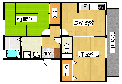 ウインドミルⅠの間取り|ウインドミルⅠ
