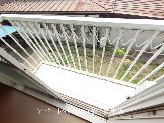 ウエストハウスＢのバルコニー