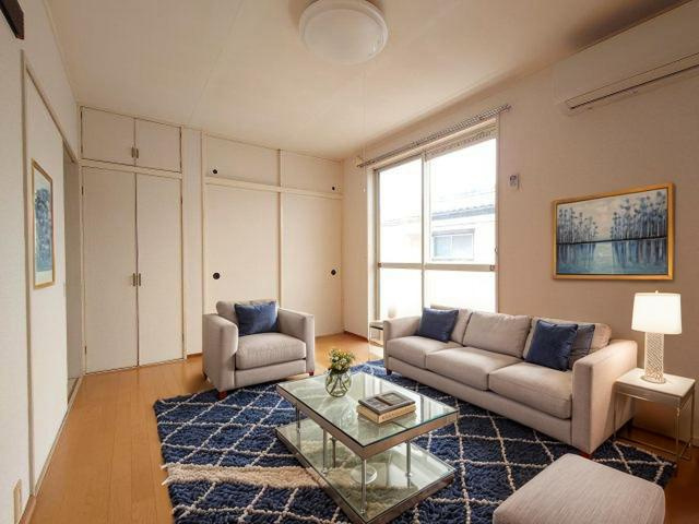 ウエストハウスＢの居間・リビング|CGで家具等を配置したものです。実際に家具等は含まれません。