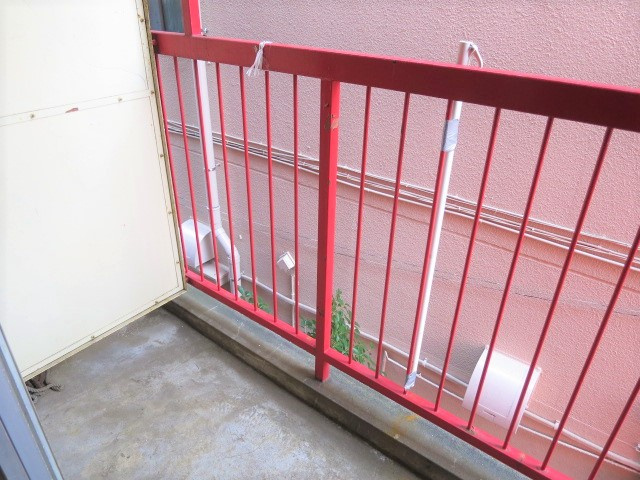 荒井ビルのバルコニー