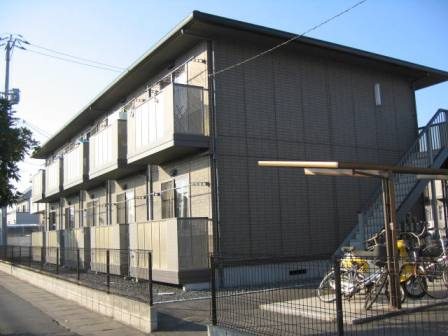 倉敷市青江のアパートの外観