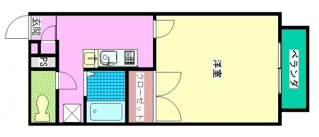 プレジール助松の間取り|プレジール助松