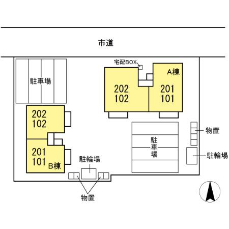 ラ　ポールの区画図