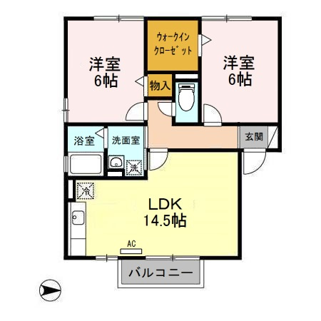 ラ　ポールの間取り