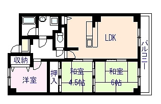 【間取り】 | パークサイドＴＡＮＡＫＡ　
