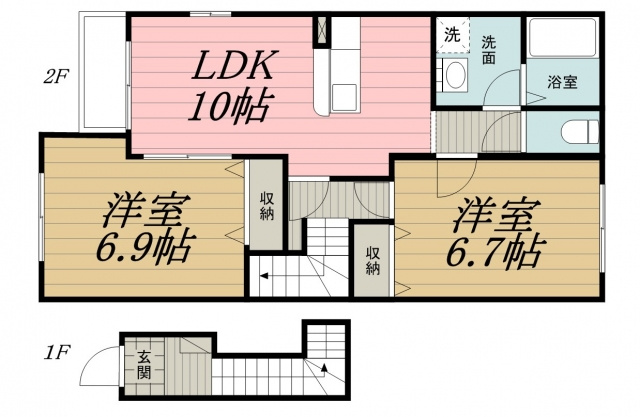 ハピネスの間取り