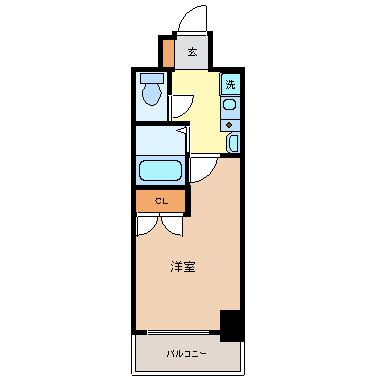 【間取り】 | ラナップスクエア天満プライム