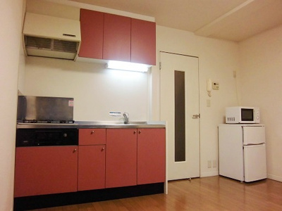 【キッチン】 | 香澄 | 冷蔵庫、電子レンジ付き