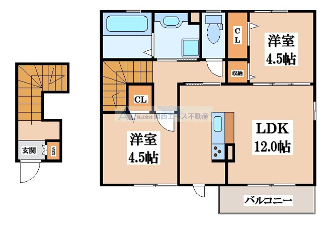 【間取り】 | ノールヴィラージュ アン