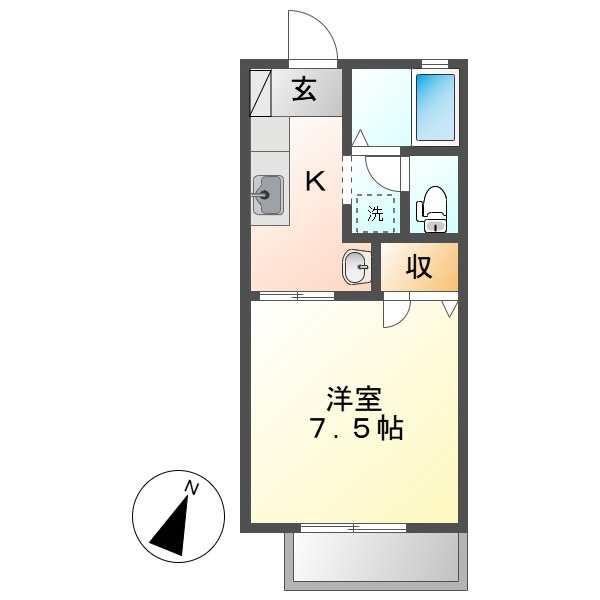 サンライズ２１の間取り