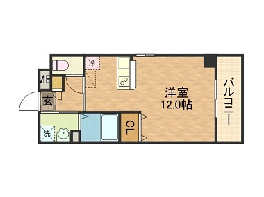【間取り】 | S-FORT都島KERS