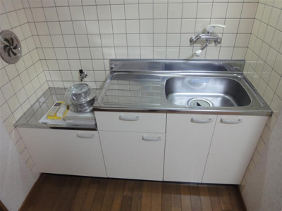 【キッチン】 | サンハイツフジ(メゾネット)