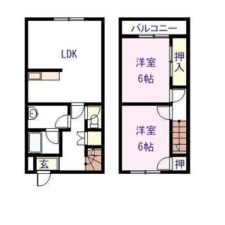 【間取り】 | タウンコート東岸和田