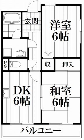 【間取り】 | 作本マンション