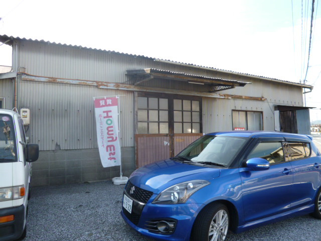 倉敷市二日市の倉庫の外観
