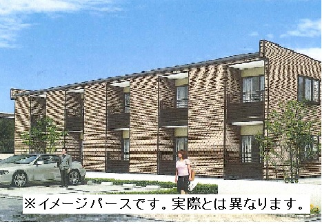 倉敷市川入のアパートの外観