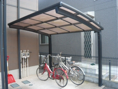【その他共用部分】 | パークサイド松ヶ丘Ⅰ番館 | 屋根付き駐輪場