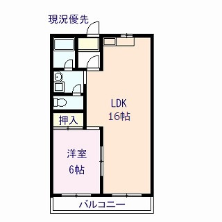 【間取り】 | パレスさくらＢ