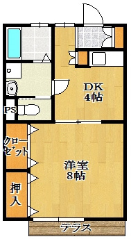 【間取り】 | アーバンフォレストN・K　 | 収納もお部屋の広さも十分あります