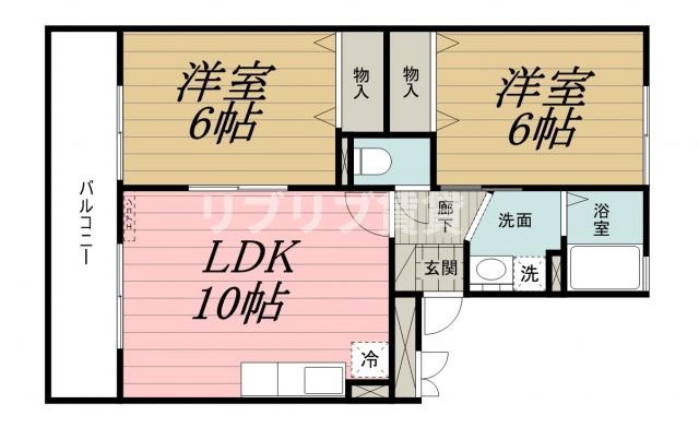 ＩＳ・若葉Ａの間取り