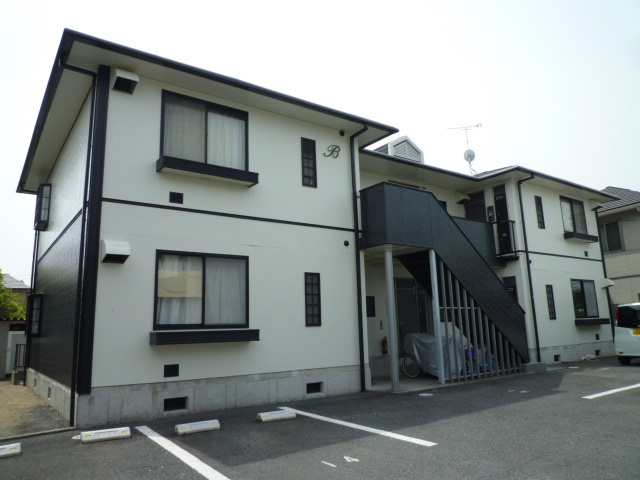 倉敷市酒津のアパートの外観
