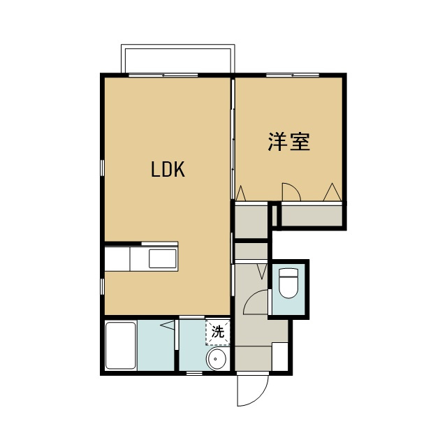 ローザ南仙北の間取り