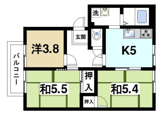 タモサーチＣの間取り|ファミリーさんにおススメの間取りです。
