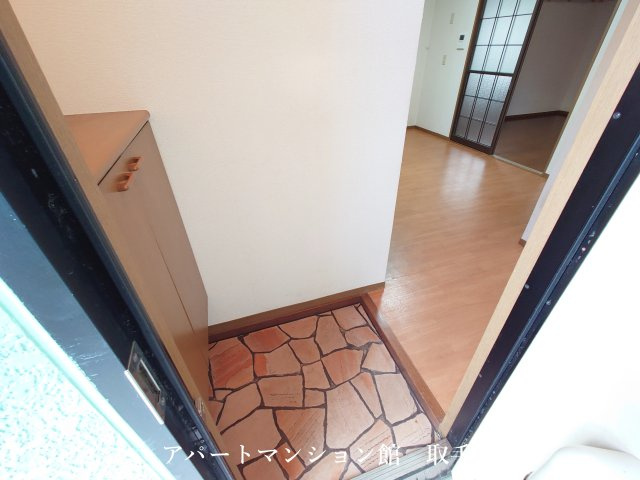 アネックス戸頭Aの玄関