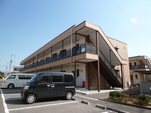 倉敷市茶屋町のアパートの外観