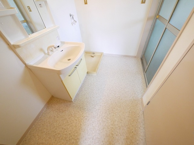 メゾンフルールの洗面所