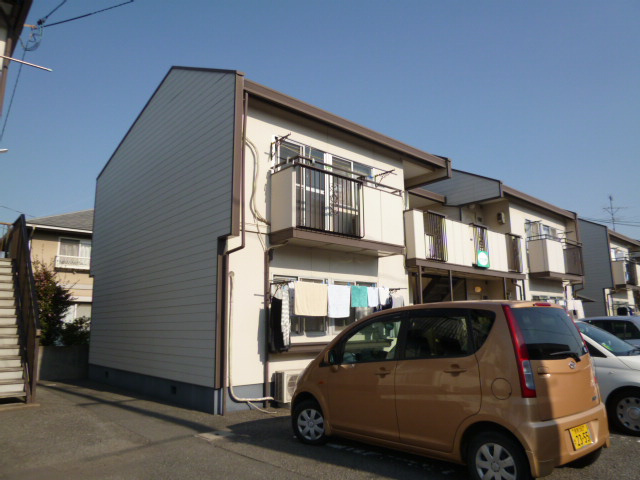 倉敷市茶屋町のアパートの外観