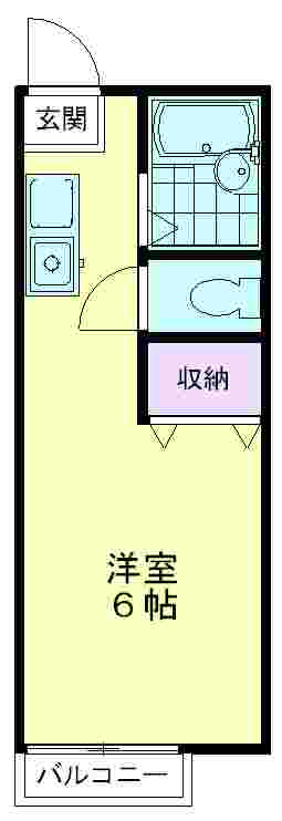 サングリーン久米川の間取り|バス・トイレ別