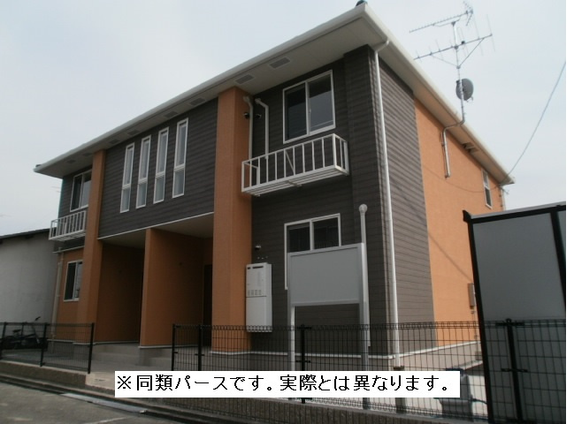 倉敷市中庄のアパートの外観