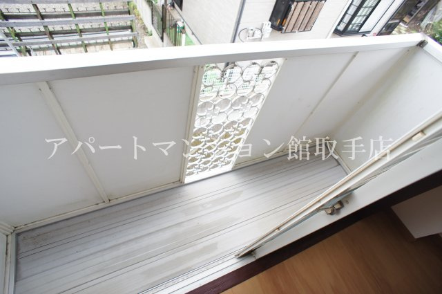 コーポのぐちのバルコニー