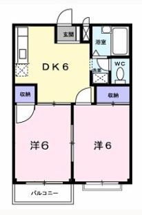 コーポのぐちの間取り